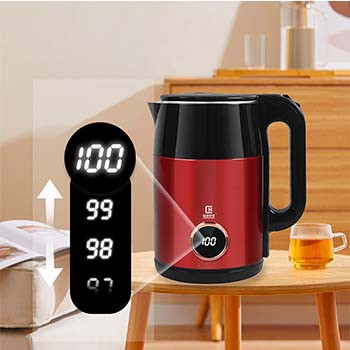 Sort elektrisk te kedel til kogende vand